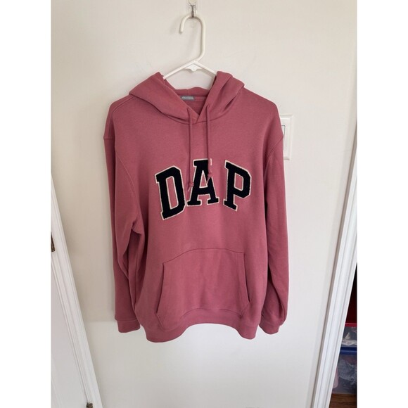 GAP DAP X DAPPER DAN Hoodie M Pink - Picture 1 of 7
